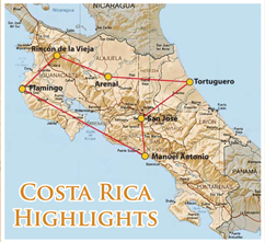 Costa Rica-Höhepunkte !!!!